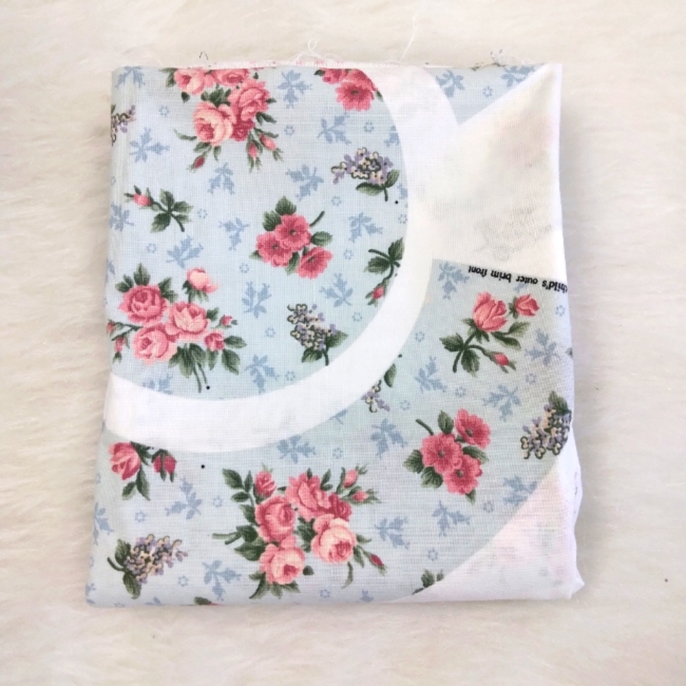 FABRIC Cut & Sew Fabric Panel Mother & Daughter hats Cute Floral Print!